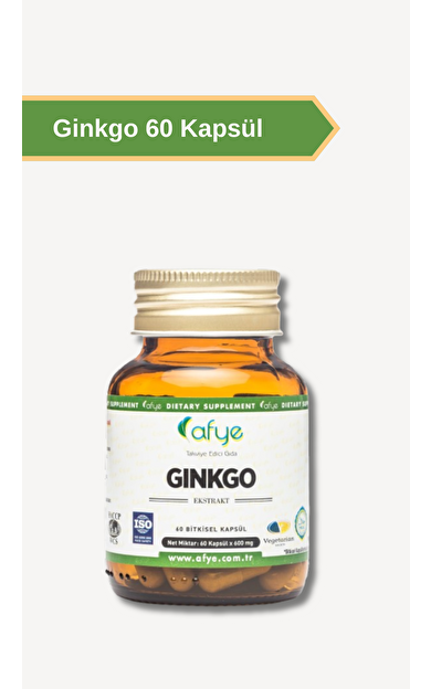 Afye Ginkgo 60 Bitkisel Kapsül
